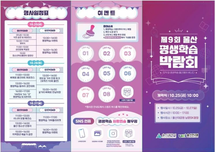 배우고 또 배우는 기쁨… 제9회 울산평생학습박람회 개최