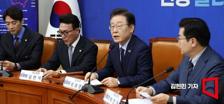 [포토] 이재명 "윤 대통령·한 대표 면담, 아쉽고 안타까워"