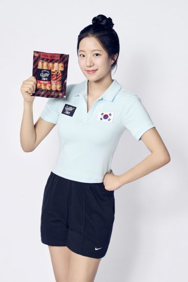 그릴리 전속 모델 탁구 국가대표 신유빈[사진제공=동원F&B]