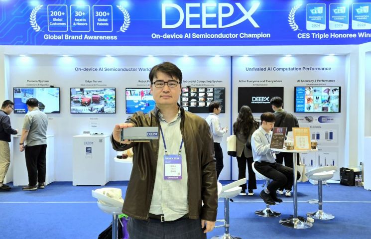 김녹원 딥엑스 대표 "연말 첫 AI 반도체 양산 웨이퍼 출시…140개 글로벌 기업과 협의"