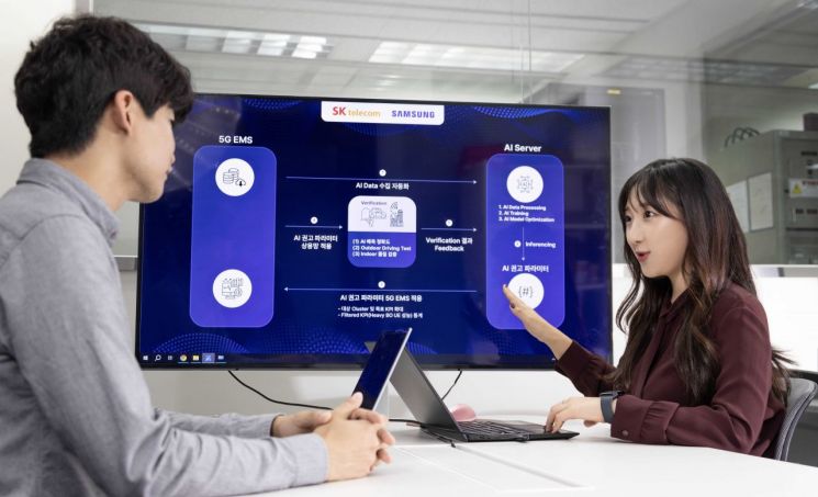 SK텔레콤, 삼성과 협력 "AI로 기지국 성능 향상…5G 품질 높인다"  