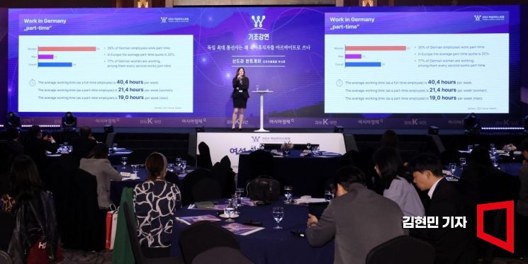 [포토] 2024 여성리더스포럼 기조강연