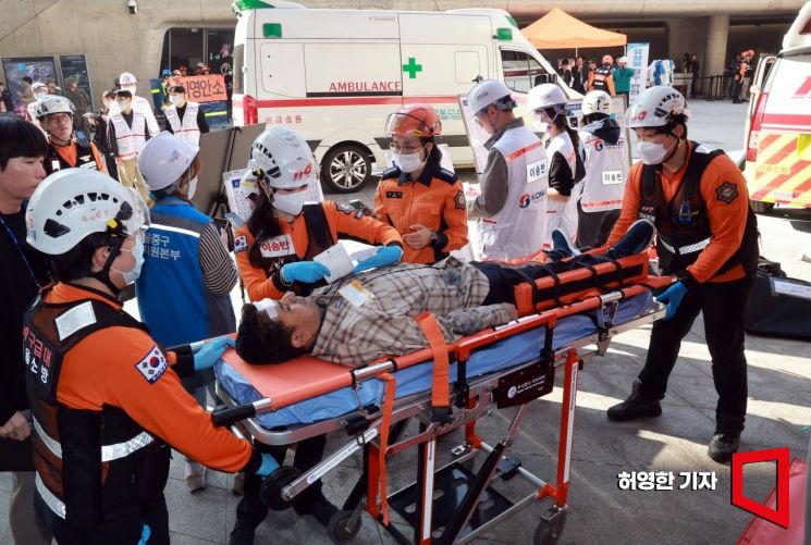 [포토] 2024 안전한국훈련·긴급구조 종합훈련