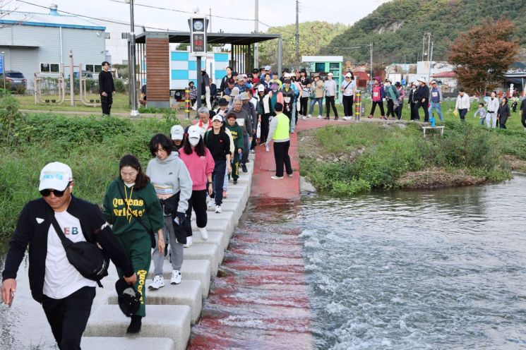 양산 회야강 힐링걷기.