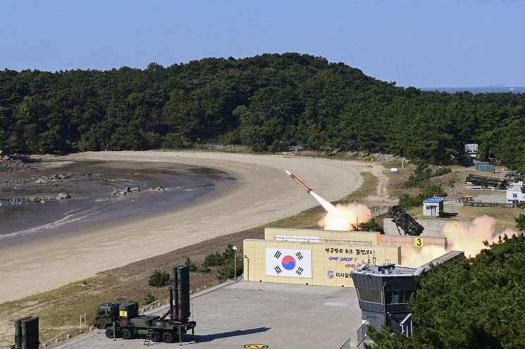 “북 미사일 막아라”… 서해 동시다발 요격미사일 발사