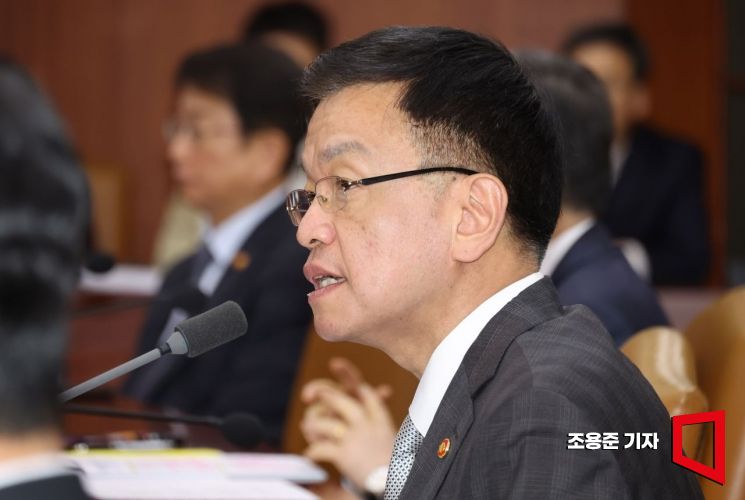 [포토] 한-미 주요 통상 현안 발언하는 최상목 부총리