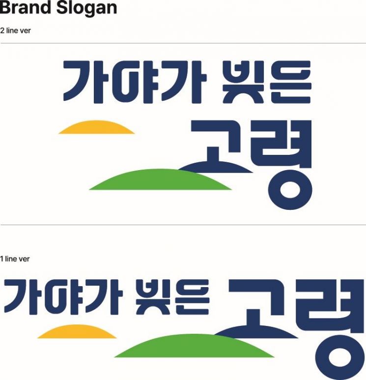 고령군 새 도시브랜드 ‘가야가 빚은 고령'.