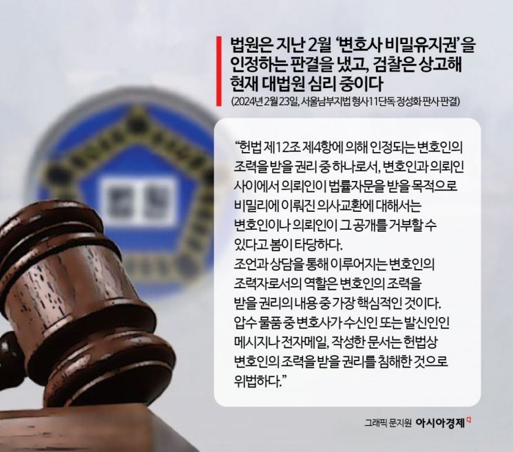 [변호사 비닉특권]②변론권 보장 vs 수사권 위축 찬반 첨예…법무부는 ‘신중검토’