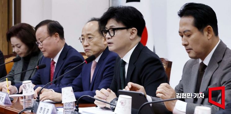 [포토] 한동훈 "李 선거법 위반…사법부, 법대로 판단해달라"