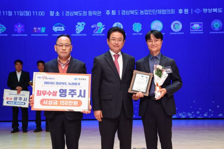 영주시, 경북도 시·군 농정평가 최우수상 수상