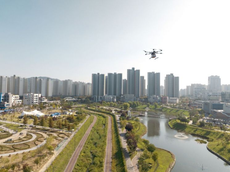 양주시가 13일 대구 엑스코 컨벤션센터에서 열린 ‘도시·지역혁신 산업박람회’에서 드론사진 공모전에 대상으로 선정되어 행정안전부장관상을 수상했다. 양주시 제공