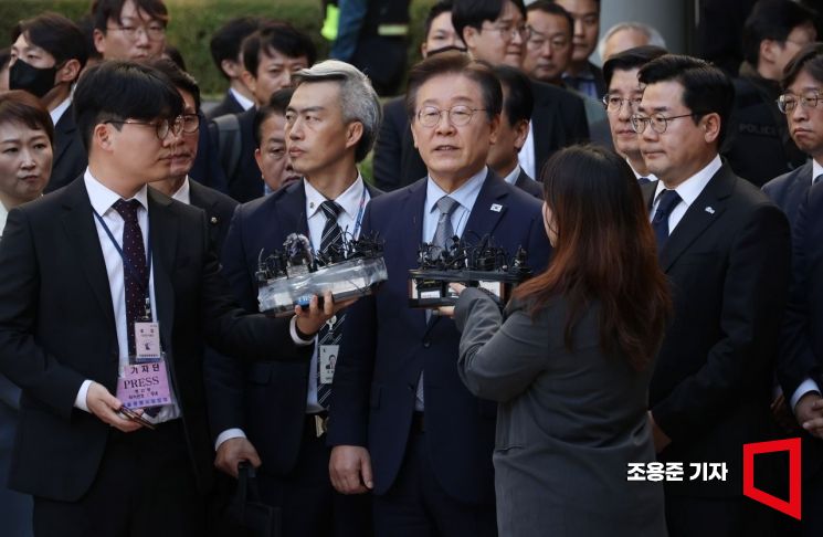 [포토] 이재명 "1심 판결 수용 어려워…항소할 것"