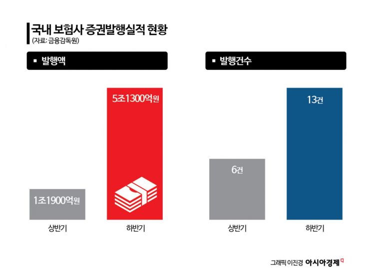 보험사, '금리하락'·'회계변화'에 자본조달 잇따라