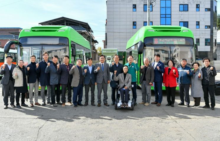 영주시, 친환경 전기·저상버스 ‘첫 도입’