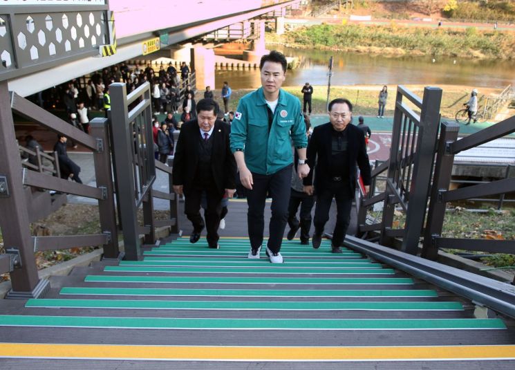 도봉구 중랑천 낀 5.5km 산책길 조성 8부 능선 넘어 