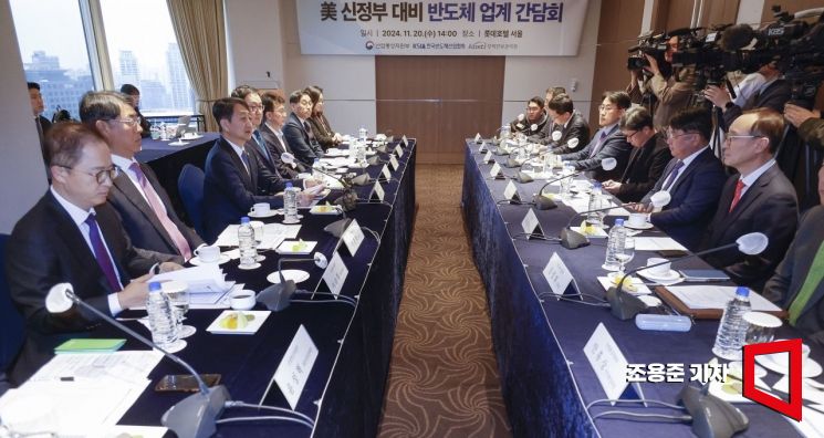 [포토] 반도체업계, 美 신정부 대비 간담회