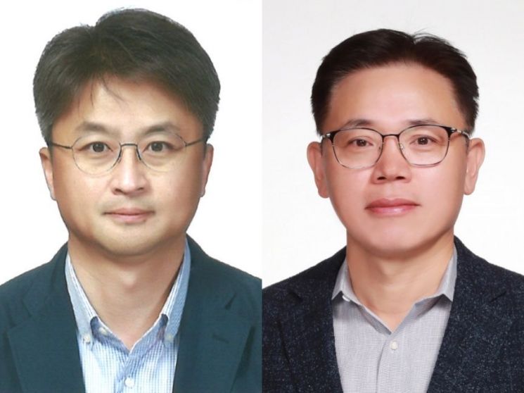 장기룡 LG화학 부사장(왼쪽)과 김동춘 LG화학 부사장. LG화학 제공