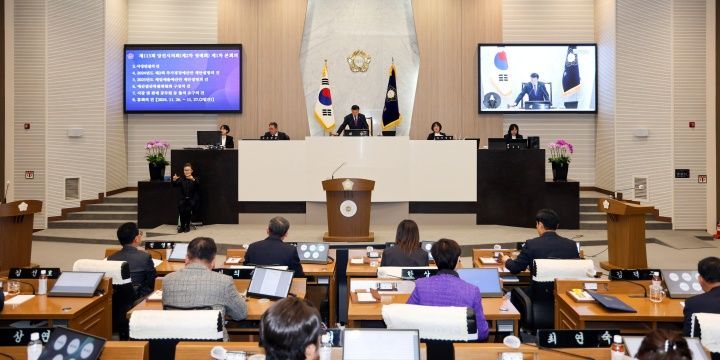 충남 당진시의회가 25일 제115회 제2차 정례회를 개회하고 의사일정에 들어갔다. /당진시의회