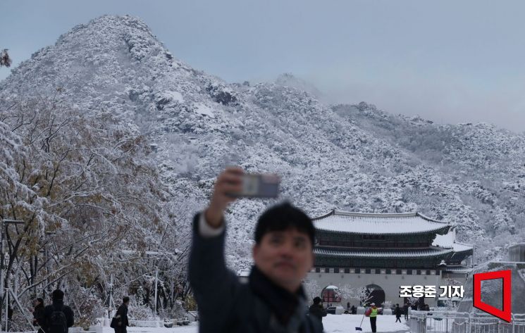 [포토] 눈덮힌 북악산