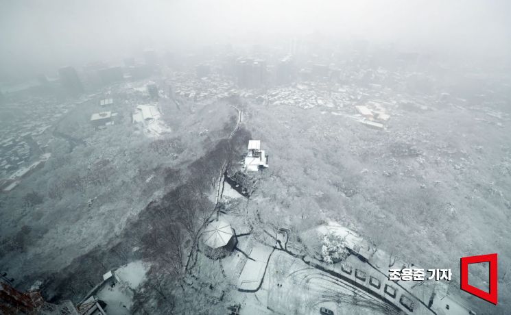 [포토] 첫눈내린 서울