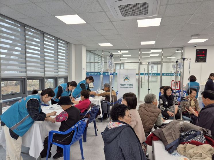포천시·서울아산병원, 화현보건지소서 의료봉사 실시