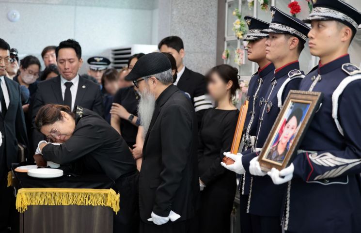 고 이예람 중사 봉안식. 연합뉴스