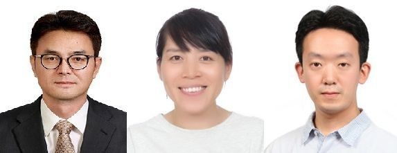 왼쪽부터 오창열 신임 부사장, 김태영 신임 상무, 구경모 신임 마스터. 삼성전기 제공