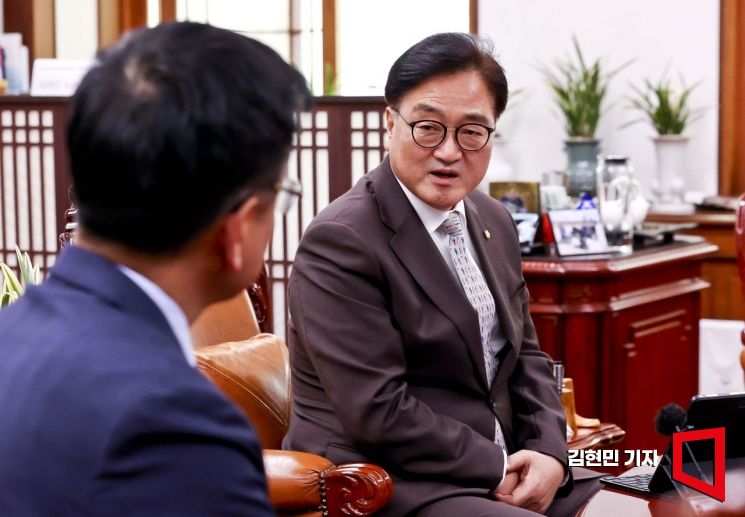 우원식 국회의장 "감액 예산안 처리 아쉽지만…정부 태도 유감"