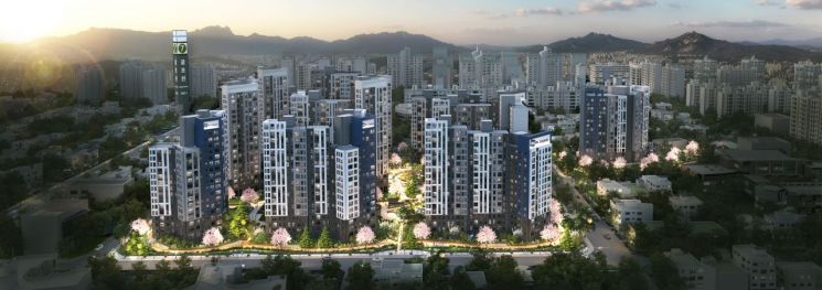 인천 부평구 부개4구역 재개발 조감도 / 이미지제공=두산건설