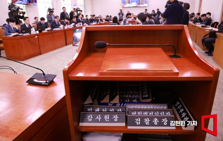 [포토] 법사위, 법무부·검찰청 등에 대한 감사요구안 상정