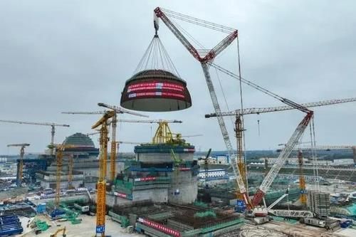 중국 하이난 원전 건설 현장. 연합뉴스