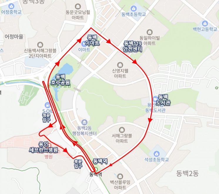 용인 동백지구 3.6㎞에 자율주행버스 달린다