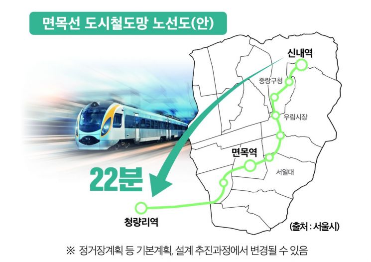 ‘면목선 경전철 예비타당성조사' 통과... '2024 중랑구를 빛낸 10대 뉴스' 1위