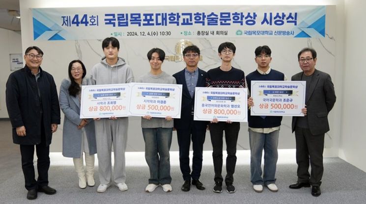국립목포대, 예비작가 4명 선정·시상