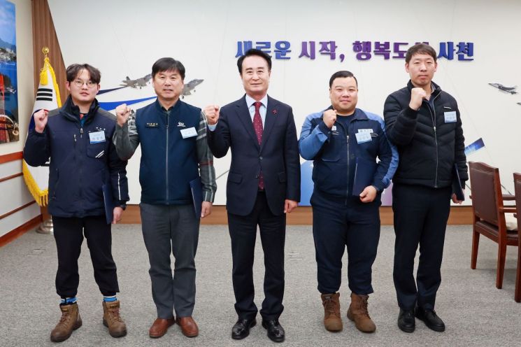 사천시, 중대 재해 예방 위해 현장 도움 사천팀 운영