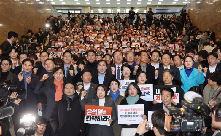 대통령실 "오늘 대국민 담화 없을 것"…尹·韓 만나 정국 상황 논의