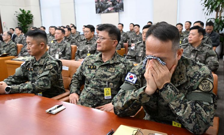 [포토] 눈물 흘리는 이상현 1공수여단장