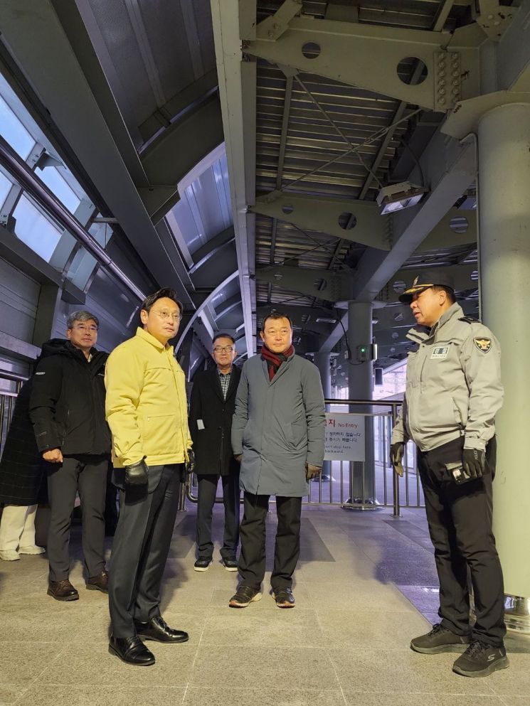 오후석 부지사, 경기 광주역 철도 파업 현장 찾아 혼잡 상황 점검