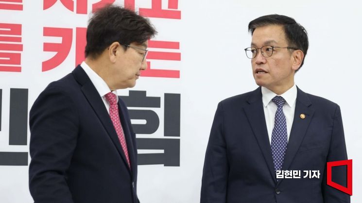 [포토] 최상목 경제부총리 만난 권성동 원내대표