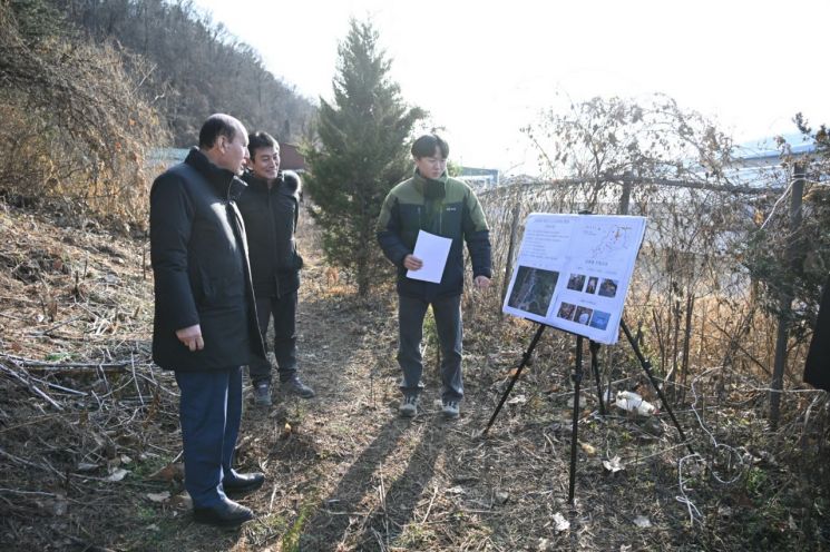 박형덕 동두천시장, 소나무재선충병 방제 대상지 현장점검