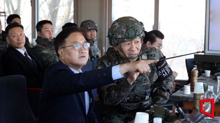 [포토] 우원식 국회의장, 최전방 군부대 방문