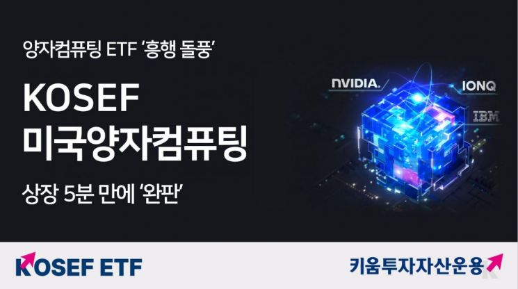 KOSEF 미국양자컴퓨팅 ETF, 상장 5분 만에 완판