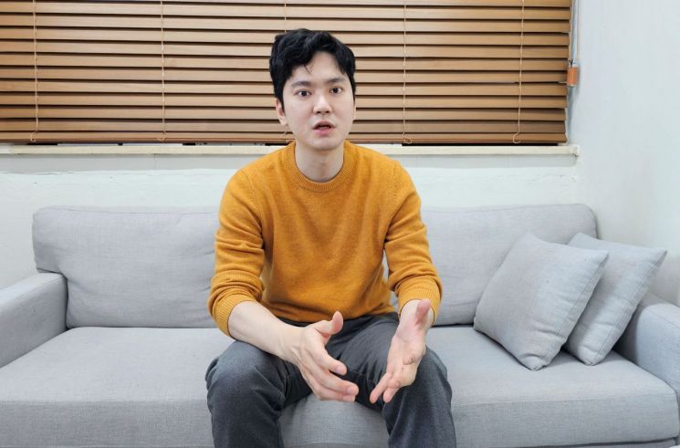 나형준 숏플렉스 대표가 아시아경제와 인터뷰를 하고 있다. 이승진 기자