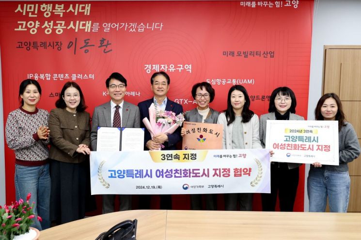 Designation of Goyang Special City as a Women-Friendly City. Provided by Goyang Special City