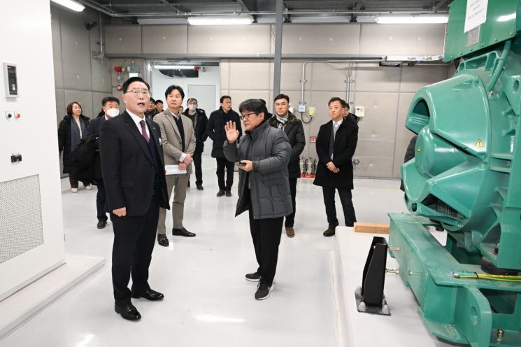 강수현 양주시장, ‘SK브로드밴드 데이터센터’ 건립 현장 방문