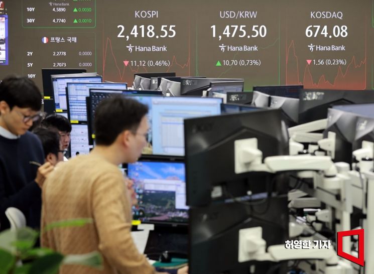 [Photo] Won-Dollar Exchange Rate Surpasses 1475 Won