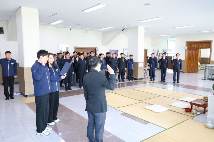 창원시설공단 임직원, ‘안전기원제’ 열고 새해 안전실천 결의