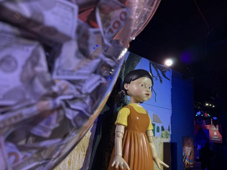 뉴욕 코리아타운에 오징어게임 체험존 개장. 연합뉴스