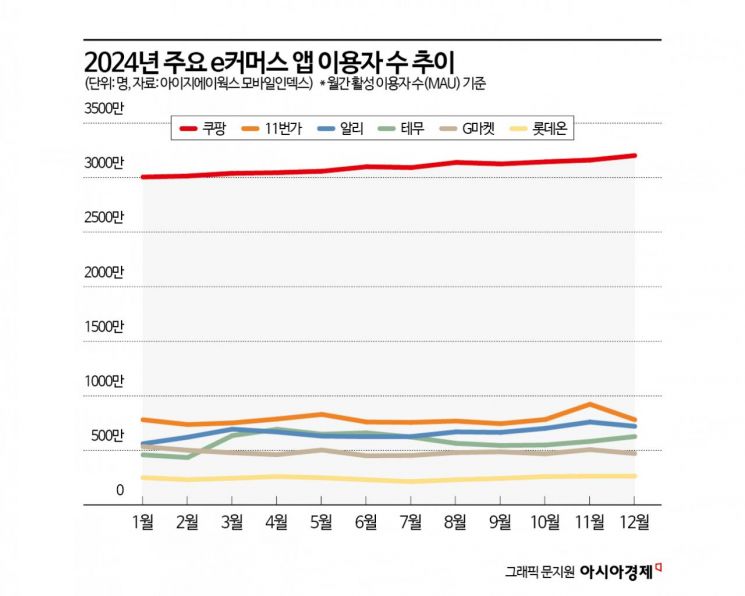 티메프 불똥 e커머스 업계…작년 쿠팡·C커머스만 고객 늘었다