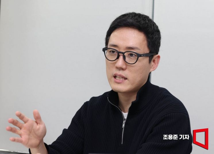박상언 메딜리티 대표가 서울 강남구 사무실에서 아시아경제와 인터뷰 하고 있다. 조용준 기자